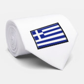 Griechenland-Flagge Krawatte (Gerollt)