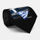 Griechenland-Flagge Krawatte (Gerollt)