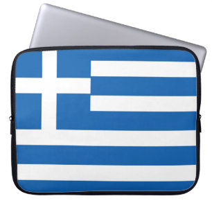 Griechenland-Flagge Laptopschutzhülle