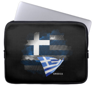 Griechenland-Flagge Laptopschutzhülle