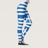 Griechenland-Flagge Leggings (Rechts)