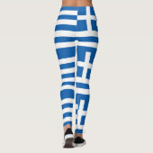 Griechenland-Flagge Leggings (Rückseite)
