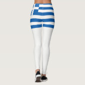 Griechenland-Flagge Leggings (Rückseite)