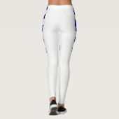 Griechenland-Flagge Leggings (Rückseite)