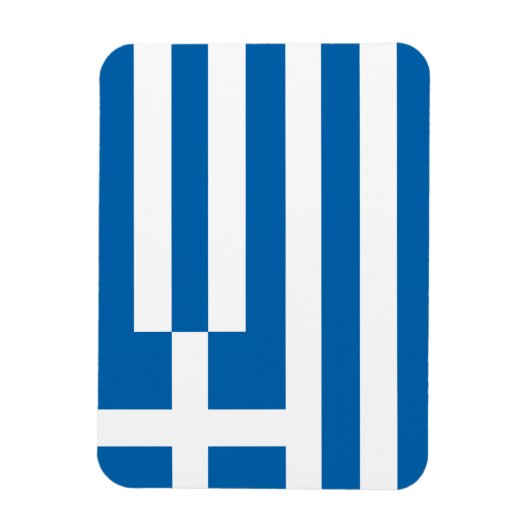 Griechenland-Flagge Magnet (Vertikal)