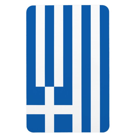 Griechenland-Flagge Magnet (Vertikal)