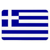 Griechenland-Flagge Magnet (Horizontal)