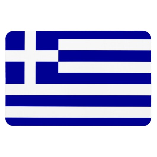 Griechenland-Flagge Magnet (Horizontal)