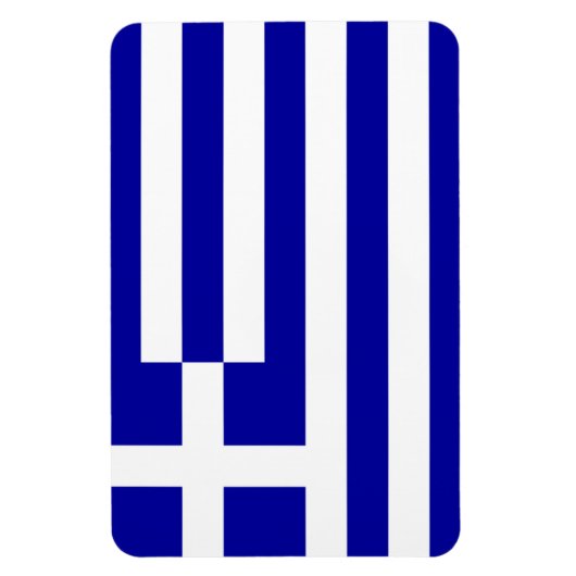 Griechenland-Flagge Magnet (Vertikal)