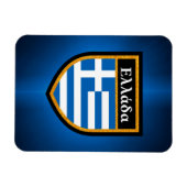 Griechenland-Flagge Magnet (Horizontal)