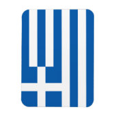 Griechenland-Flagge Magnet (Vertikal)