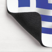 Griechenland Flagge Mauspad (Ecke)