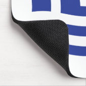 Griechenland Flagge Mauspad (Ecke)