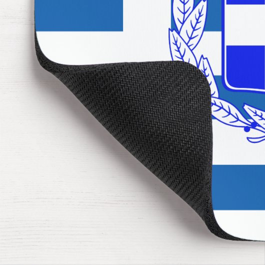 Griechenland-Flagge Mousepad (Ecke)