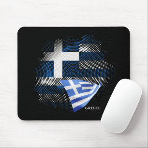 Griechenland-Flagge Mousepad
