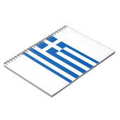 Griechenland-Flagge Notizblock (Linke Seite)