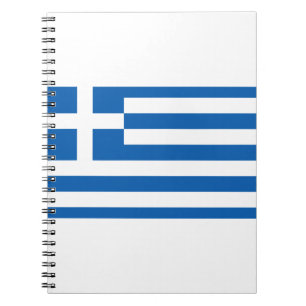 Griechenland-Flagge Notizblock