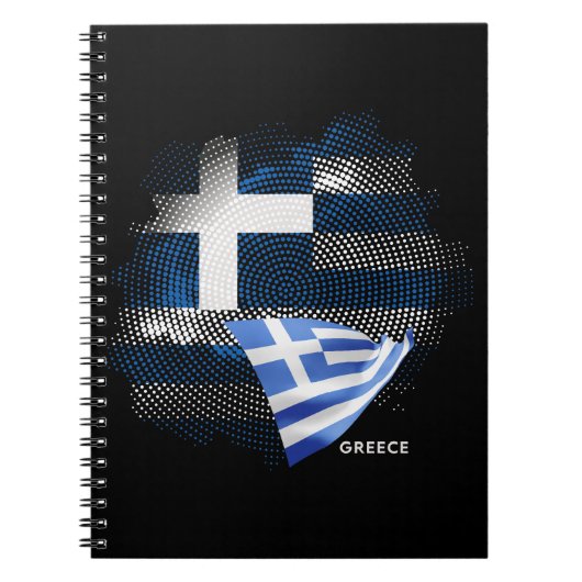 Griechenland-Flagge Notizblock (Vorderseite)