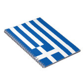 Griechenland-Flagge Notizblock (Rechte Seite)