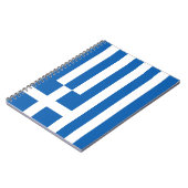 Griechenland-Flagge Notizblock (Linke Seite)