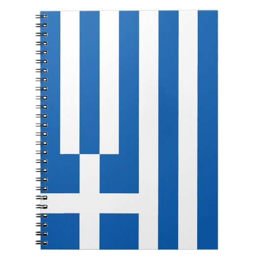 Griechenland-Flagge Notizblock (Vorderseite)
