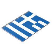 Griechenland-Flagge Notizblock (Linke Seite)