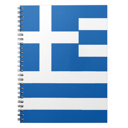 Griechenland-Flagge Notizblock (Vorderseite)