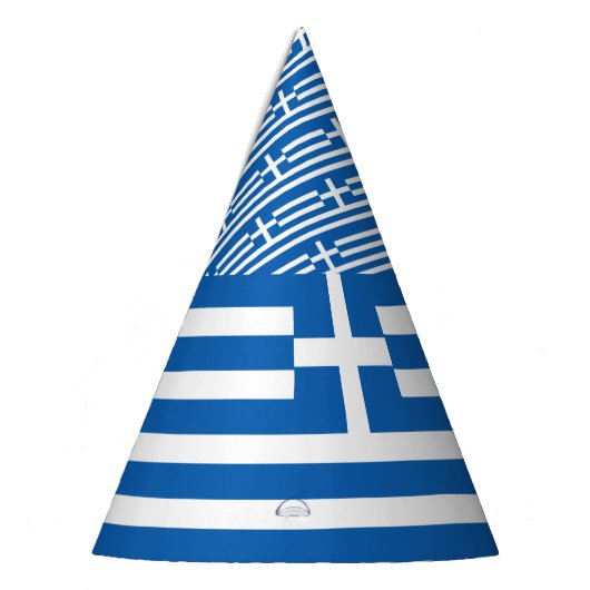 Griechenland-Flagge Partyhütchen (Links)
