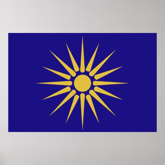 Griechenland-Flagge Poster (Vorne)