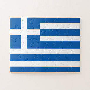 Griechenland-Flagge Puzzle