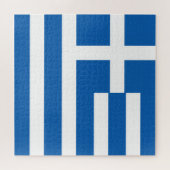 Griechenland-Flagge Puzzle (Horizontal)