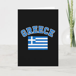 Griechenland Flagge Reise Souvenir Griechisch Karte