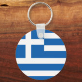 Griechenland-Flagge Schlüsselanhänger (Vorderseite)