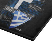 Griechenland-Flagge Schneidebrett (Ecke)