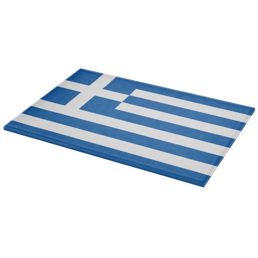 Griechenland-Flagge Schneidebrett (Ecke)