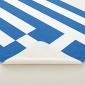 Griechenland-Flagge Sherpadecke (3/4)