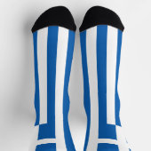 Griechenland-Flagge Socken (Oben)