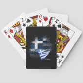 Griechenland-Flagge Spielkarten (Rückseite)