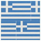 Griechenland-Flagge Stoff (Nahaufnahme)
