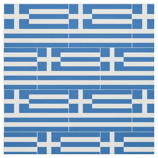 Griechenland-Flagge Stoff (Muster)