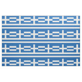 Griechenland-Flagge Stoff (Fat Quarter (45,7 x 55,9 cm))