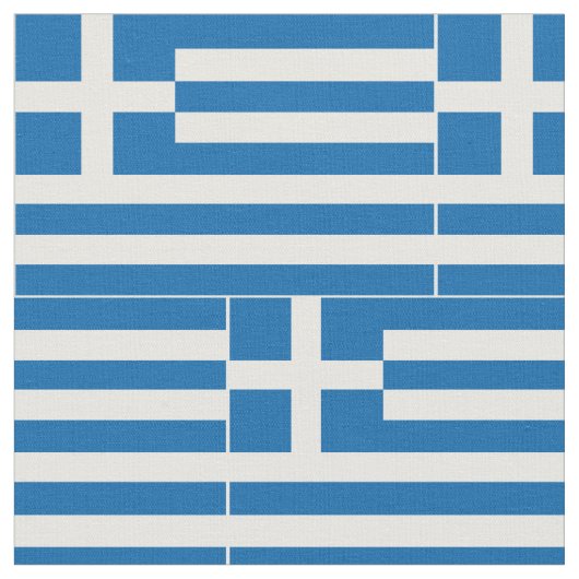 Griechenland-Flagge Stoff (Nahaufnahme)