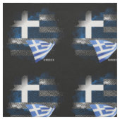Griechenland-Flagge Stoff (Muster)