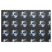 Griechenland-Flagge Stoff (Fat Quarter (45,7 x 55,9 cm))