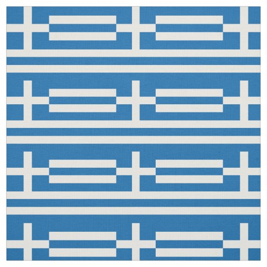 Griechenland-Flagge Stoff (Muster)