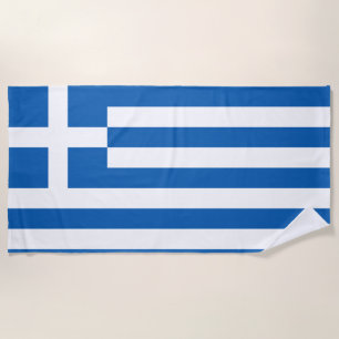 Griechenland-Flagge  Strandtuch