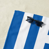 Griechenland-Flagge Strandtuch (Beispiel)