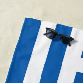 Griechenland-Flagge Strandtuch (Beispiel)