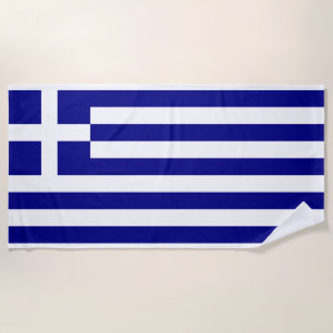Griechenland-Flagge Strandtuch