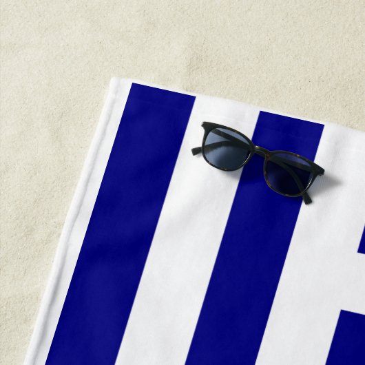 Griechenland-Flagge Strandtuch (Beispiel)